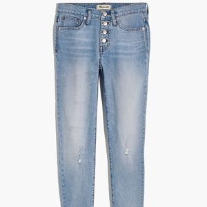 MADEWELL 9" High-Rise Button-Front Jeans, Size 25, Fair Trade, Magic Pockets